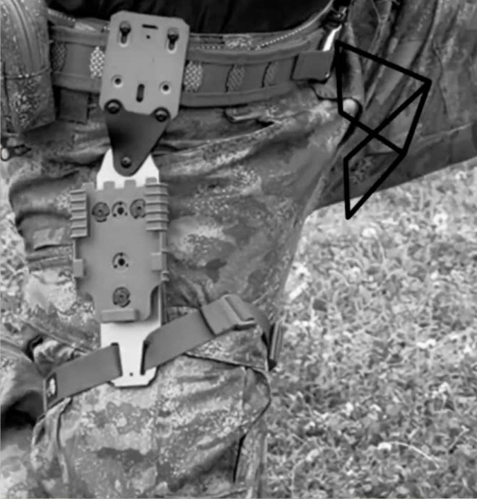 Unbound platform worn while kneeling